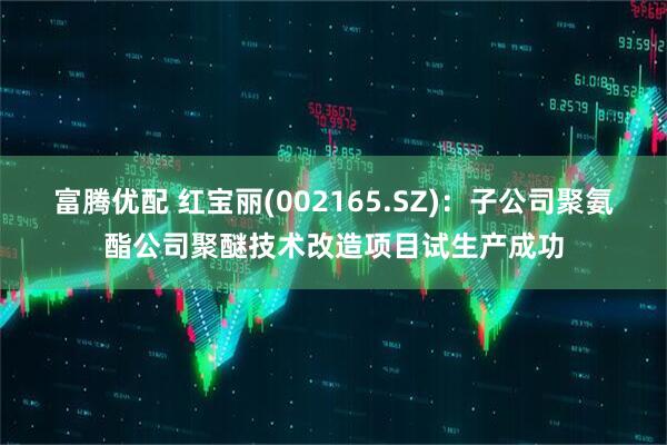 富腾优配 红宝丽(002165.SZ)：子公司聚氨酯公司聚醚技术改造项目试生产成功