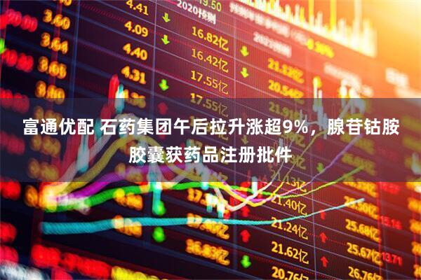 富通优配 石药集团午后拉升涨超9%，腺苷钴胺胶囊获药品注册批件