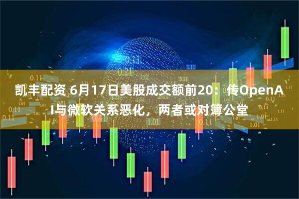 凯丰配资 6月17日美股成交额前20：传OpenAI与微软关系恶化，两者或对簿公堂