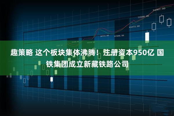趣策略 这个板块集体沸腾！注册资本950亿 国铁集团成立新藏铁路公司