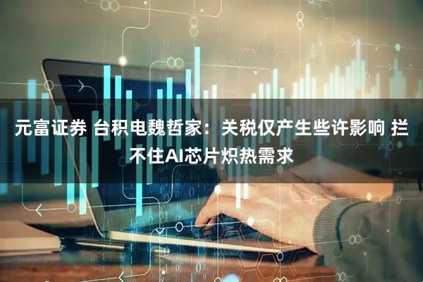 元富证券 台积电魏哲家：关税仅产生些许影响 拦不住AI芯片炽热需求