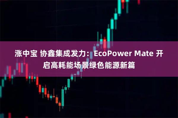涨中宝 协鑫集成发力：EcoPower Mate 开启高耗能场景绿色能源新篇